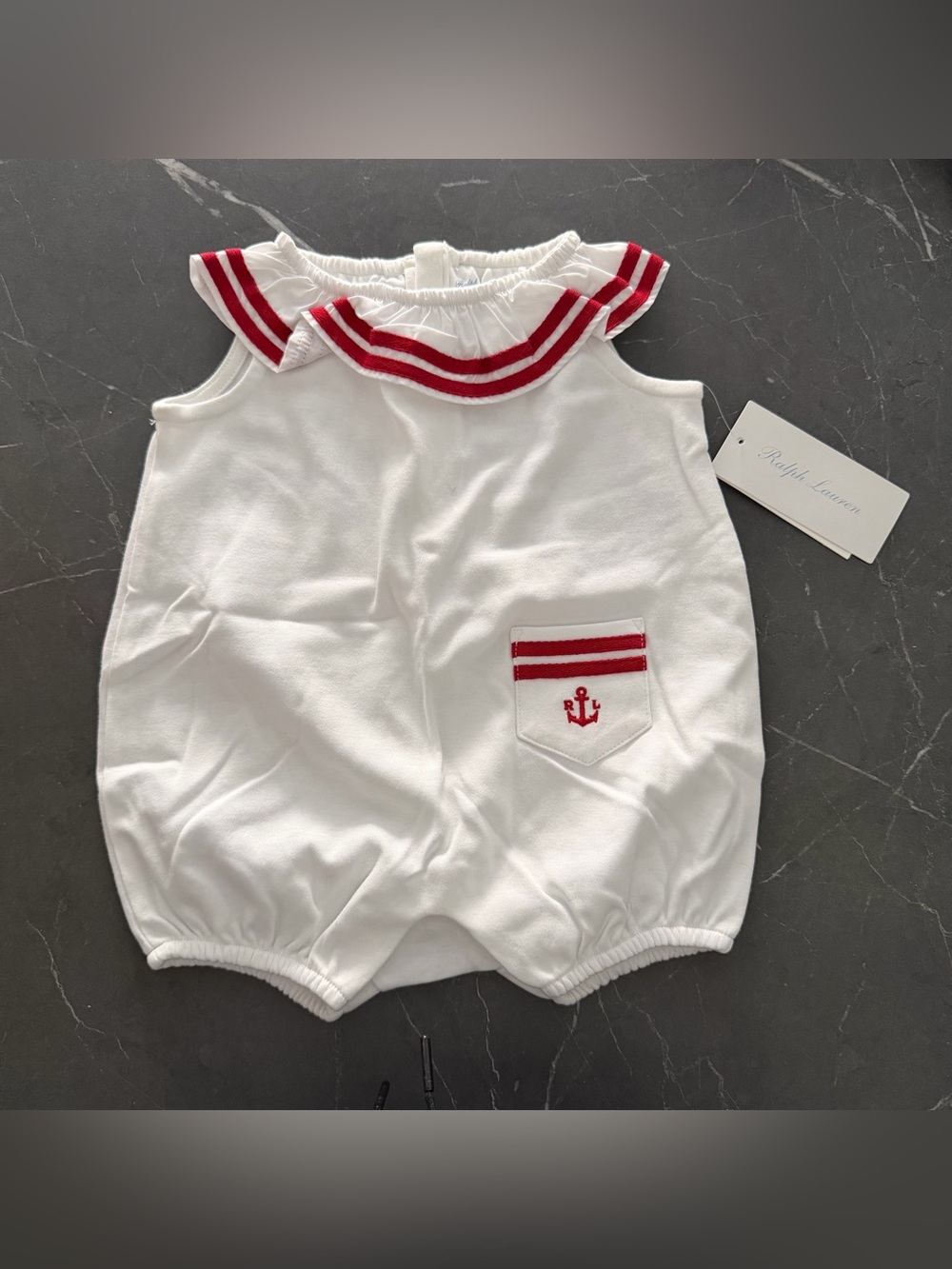 NWT, Ralph Lauren Romper (Baby)